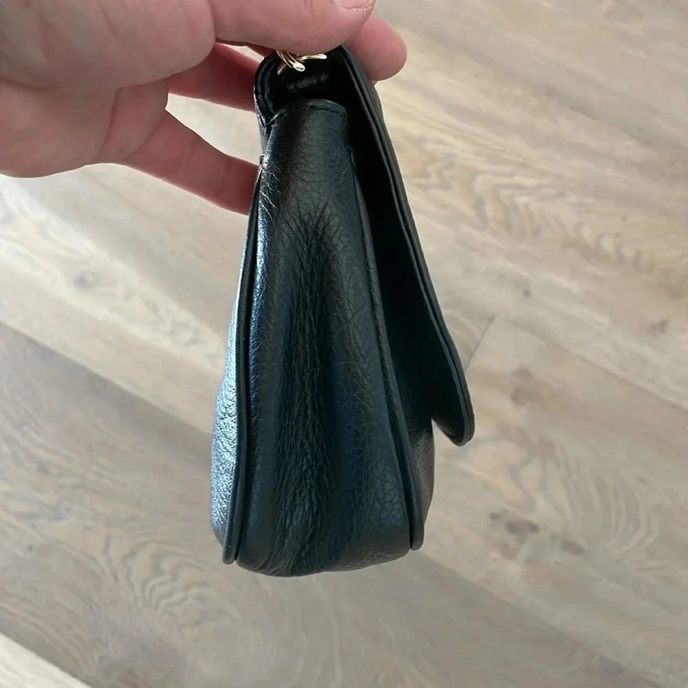 Michael Kors Small Black Leather Crossbody Bag